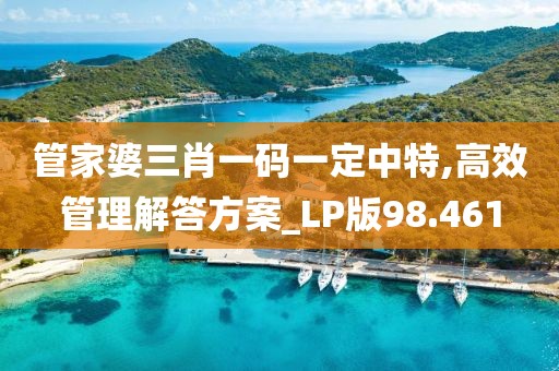 管家婆三肖一碼一定中特,高效管理解答方案_LP版98.461
