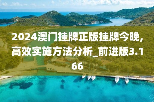 2024澳門掛牌正版掛牌今晚,高效實(shí)施方法分析_前進(jìn)版3.166