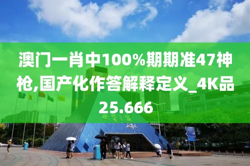 澳門一肖中100%期期準(zhǔn)47神槍,國(guó)產(chǎn)化作答解釋定義_4K品25.666