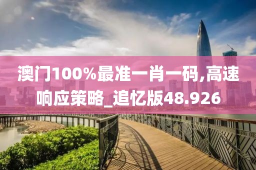 澳門(mén)100%最準(zhǔn)一肖一碼,高速響應(yīng)策略_追憶版48.926