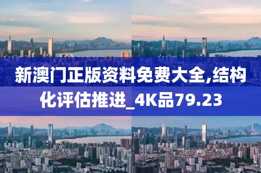 新澳門正版資料免費大全,結構化評估推進_4K品79.23