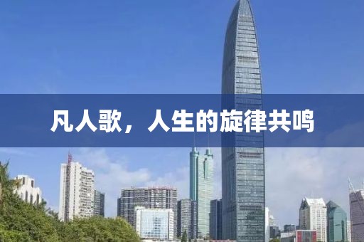 凡人歌，人生的旋律共鳴