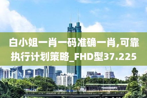 白小姐一肖一碼準(zhǔn)確一肖,可靠執(zhí)行計劃策略_FHD型37.225