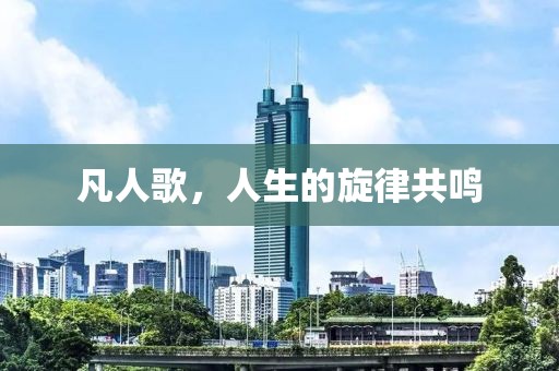 凡人歌，人生的旋律共鳴