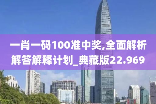 一肖一碼100準中獎,全面解析解答解釋計劃_典藏版22.969