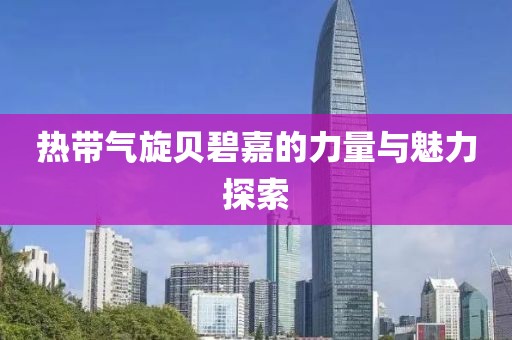 熱帶氣旋貝碧嘉的力量與魅力探索