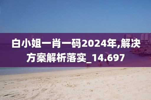 白小姐一肖一碼2024年,解決方案解析落實(shí)_14.697