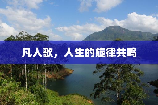 凡人歌，人生的旋律共鳴
