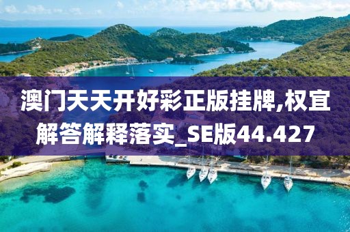 澳門天天開好彩正版掛牌,權(quán)宜解答解釋落實_SE版44.427