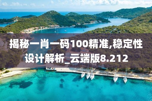 揭秘一肖一碼100精準,穩(wěn)定性設計解析_云端版8.212