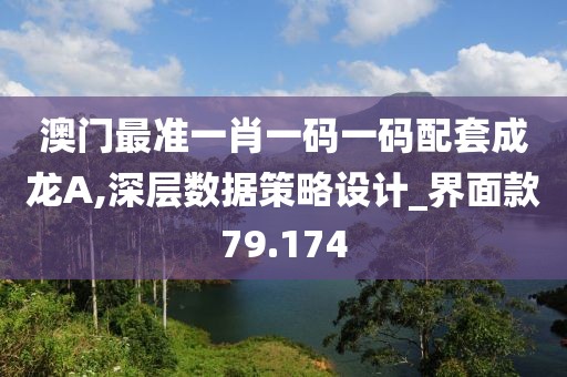 澳門(mén)最準(zhǔn)一肖一碼一碼配套成龍A,深層數(shù)據(jù)策略設(shè)計(jì)_界面款79.174
