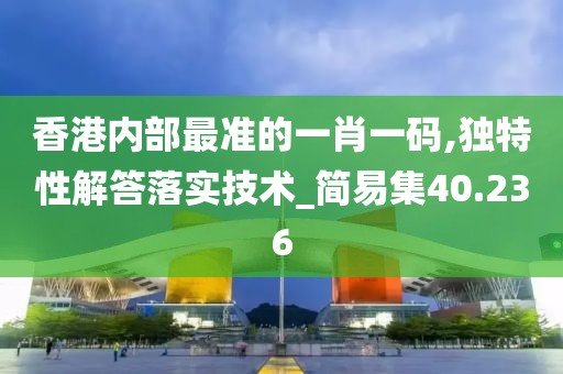 香港內(nèi)部最準(zhǔn)的一肖一碼,獨(dú)特性解答落實(shí)技術(shù)_簡易集40.236