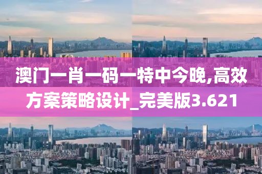 澳門一肖一碼一特中今晚,高效方案策略設計_完美版3.621