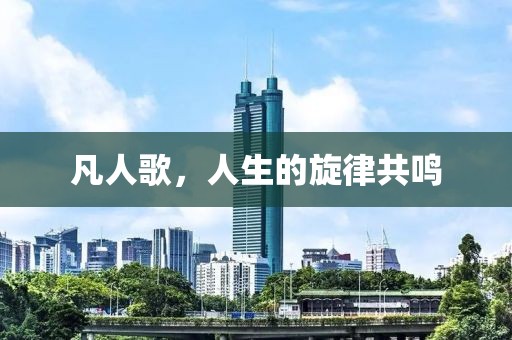 凡人歌，人生的旋律共鳴