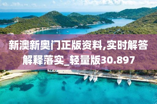 新澳新奧門(mén)正版資料,實(shí)時(shí)解答解釋落實(shí)_輕量版30.897
