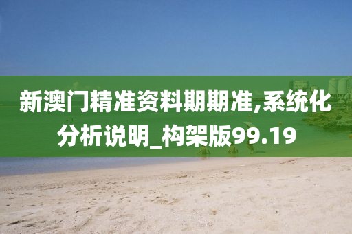 新澳門精準(zhǔn)資料期期準(zhǔn),系統(tǒng)化分析說(shuō)明_構(gòu)架版99.19