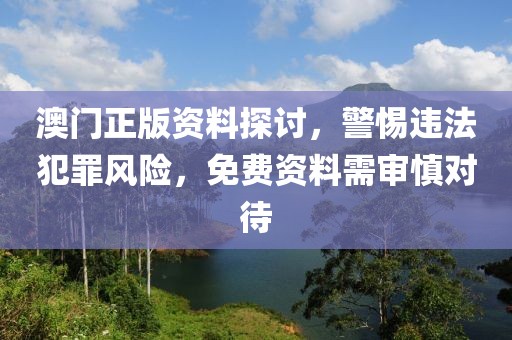 澳門正版資料探討，警惕違法犯罪風(fēng)險(xiǎn)，免費(fèi)資料需審慎對待