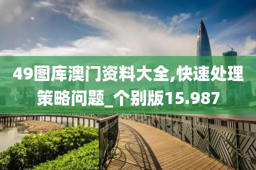49圖庫澳門資料大全,快速處理策略問題_個(gè)別版15.987