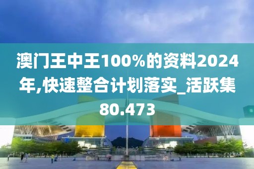 澳門王中王100%的資料2024年,快速整合計(jì)劃落實(shí)_活躍集80.473