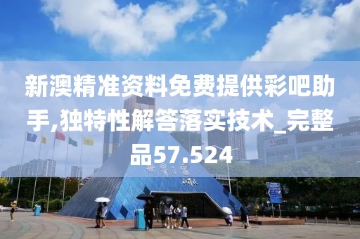 新澳精準(zhǔn)資料免費(fèi)提供彩吧助手,獨(dú)特性解答落實(shí)技術(shù)_完整品57.524