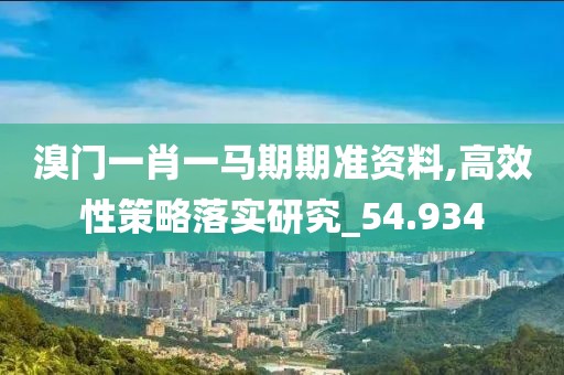 溴門一肖一馬期期準(zhǔn)資料,高效性策略落實研究_54.934
