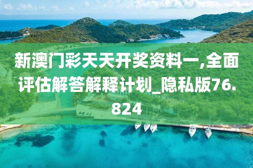 新澳門彩天天開獎資料一,全面評估解答解釋計劃_隱私版76.824