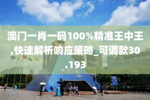 澳門一肖一碼100%精準(zhǔn)王中王,快速解析響應(yīng)策略_可調(diào)款30.193