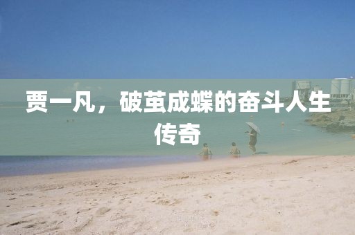 賈一凡，破繭成蝶的奮斗人生傳奇