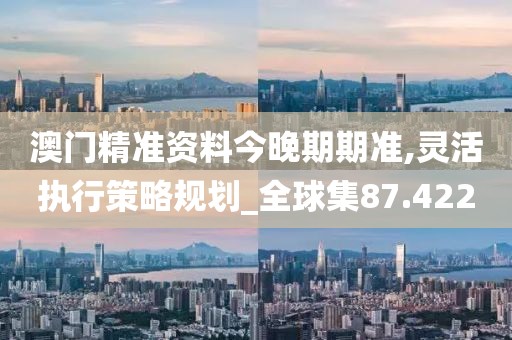 澳門精準(zhǔn)資料今晚期期準(zhǔn),靈活執(zhí)行策略規(guī)劃_全球集87.422
