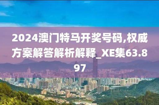 2024澳門特馬開獎號碼,權(quán)威方案解答解析解釋_XE集63.897