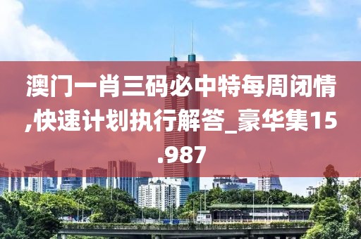 澳門(mén)一肖三碼必中特每周閉情,快速計(jì)劃執(zhí)行解答_豪華集15.987