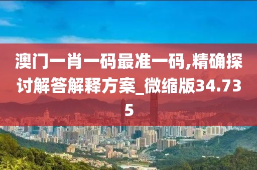 澳門一肖一碼最準(zhǔn)一碼,精確探討解答解釋方案_微縮版34.735