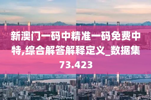 新澳門一碼中精準(zhǔn)一碼免費中特,綜合解答解釋定義_數(shù)據(jù)集73.423