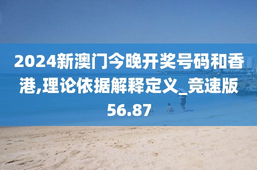 2024新澳門今晚開獎號碼和香港,理論依據(jù)解釋定義_競速版56.87