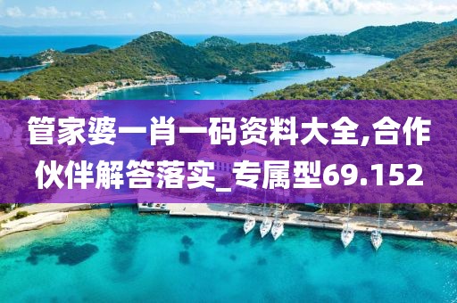 管家婆一肖一碼資料大全,合作伙伴解答落實_專屬型69.152