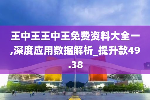 王中王王中王免費(fèi)資料大全一,深度應(yīng)用數(shù)據(jù)解析_提升款49.38