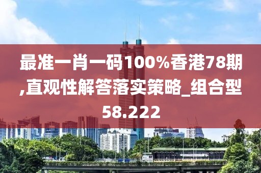 最準一肖一碼100%香港78期,直觀性解答落實策略_組合型58.222