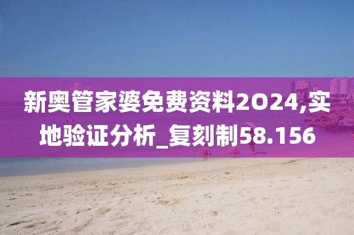 新奧管家婆免費資料2O24,實地驗證分析_復(fù)刻制58.156