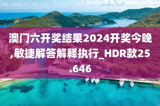澳門六開獎(jiǎng)結(jié)果2024開獎(jiǎng)今晚,敏捷解答解釋執(zhí)行_HDR款25.646
