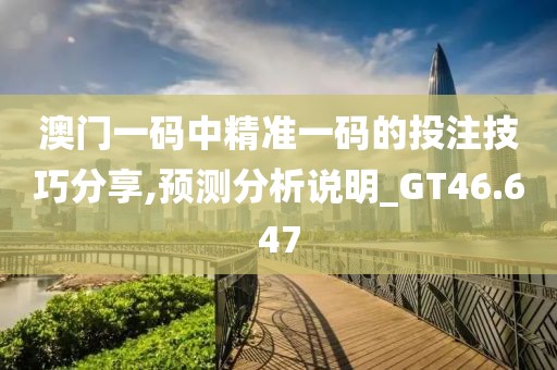 澳門一碼中精準(zhǔn)一碼的投注技巧分享,預(yù)測(cè)分析說(shuō)明_GT46.647