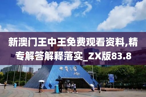 新澳門王中王免費(fèi)觀看資料,精專解答解釋落實(shí)_ZX版83.8