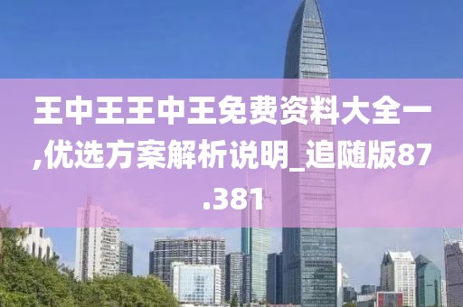 王中王王中王免費(fèi)資料大全一,優(yōu)選方案解析說明_追隨版87.381