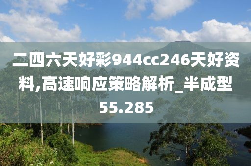 二四六天好彩944cc246天好資料,高速響應策略解析_半成型55.285