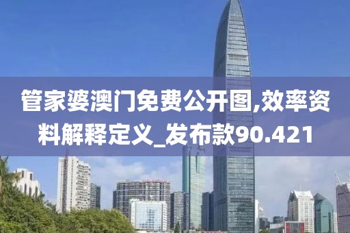 管家婆澳門免費(fèi)公開圖,效率資料解釋定義_發(fā)布款90.421