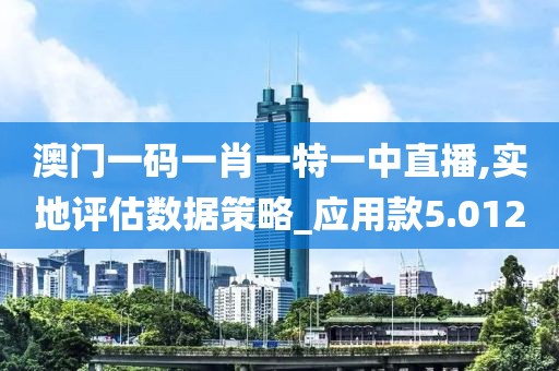 澳門一碼一肖一特一中直播,實(shí)地評估數(shù)據(jù)策略_應(yīng)用款5.012
