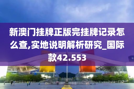 新澳門掛牌正版完掛牌記錄怎么查,實地說明解析研究_國際款42.553