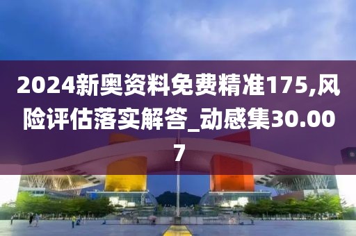2024新奧資料免費精準175,風險評估落實解答_動感集30.007