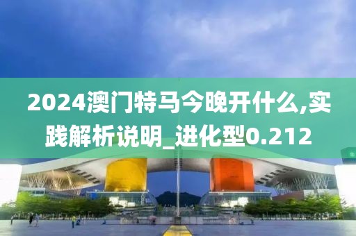 2024澳門特馬今晚開什么,實踐解析說明_進化型0.212