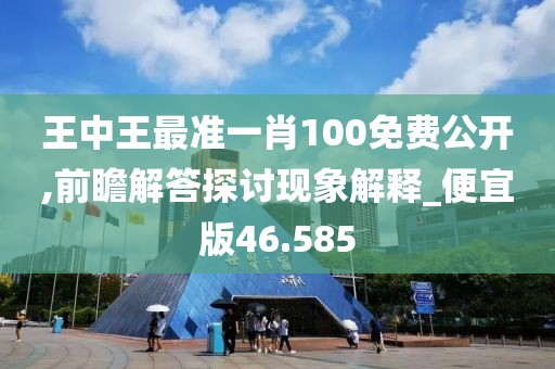 王中王最準(zhǔn)一肖100免費(fèi)公開,前瞻解答探討現(xiàn)象解釋_便宜版46.585