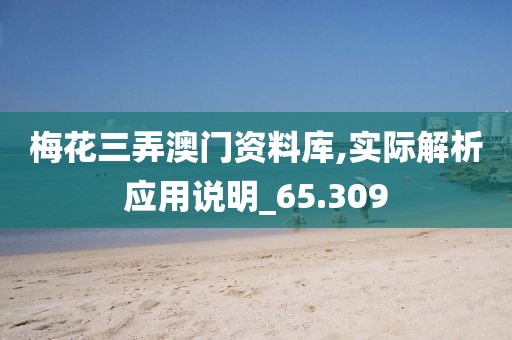 梅花三弄澳門資料庫,實(shí)際解析應(yīng)用說明_65.309